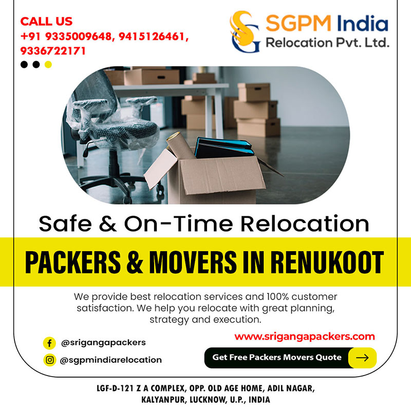 Packers and Movers in Renukoot