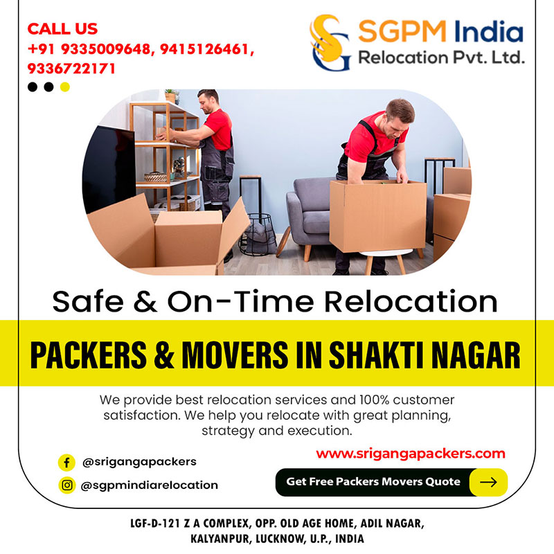 Packers and Movers in Shakti Nagar